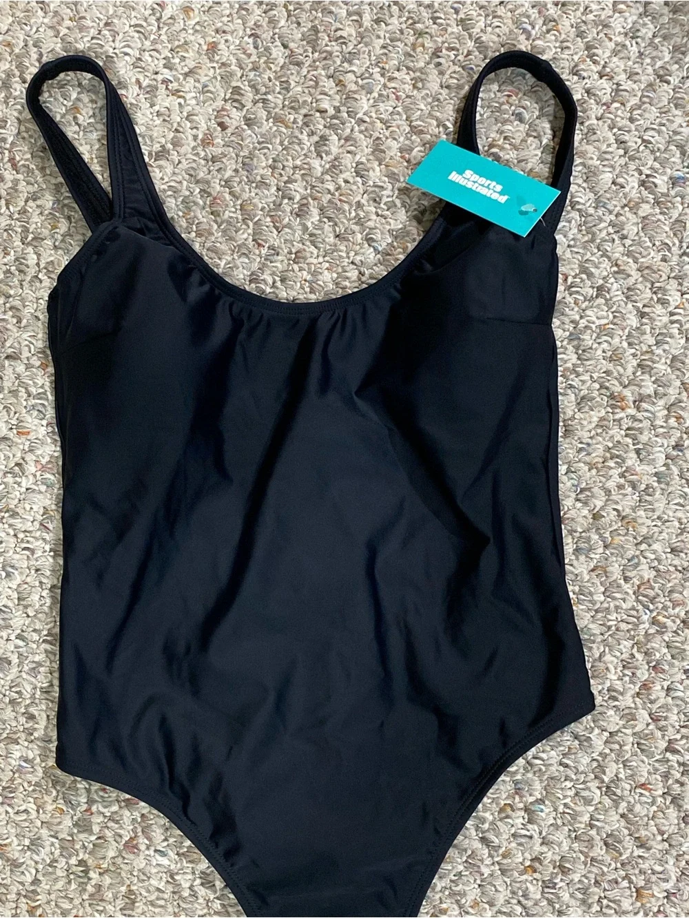 Sports Illustrated Swim Black One-Piece Swimsuit